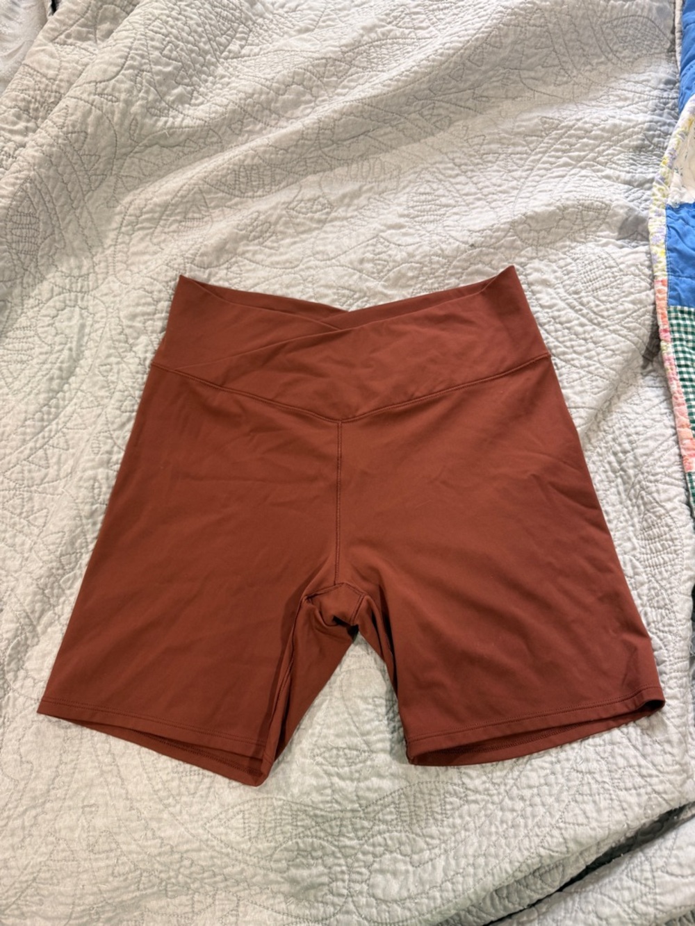 JoyLab Rust Colored Biker Shorts